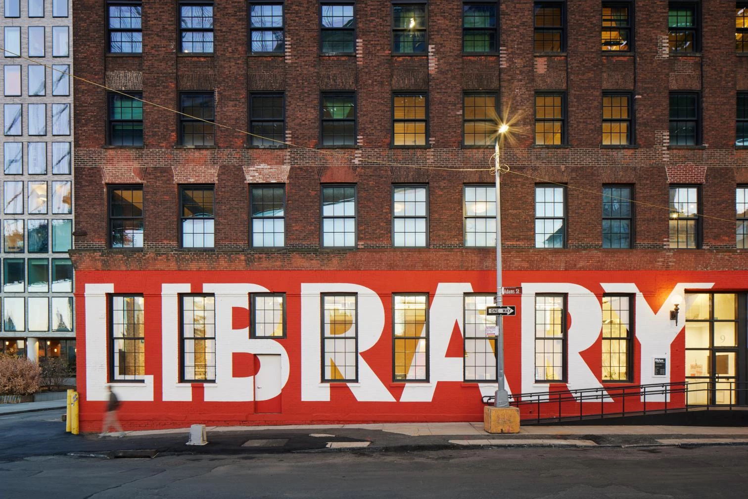 Adams Street Library in Brooklyn