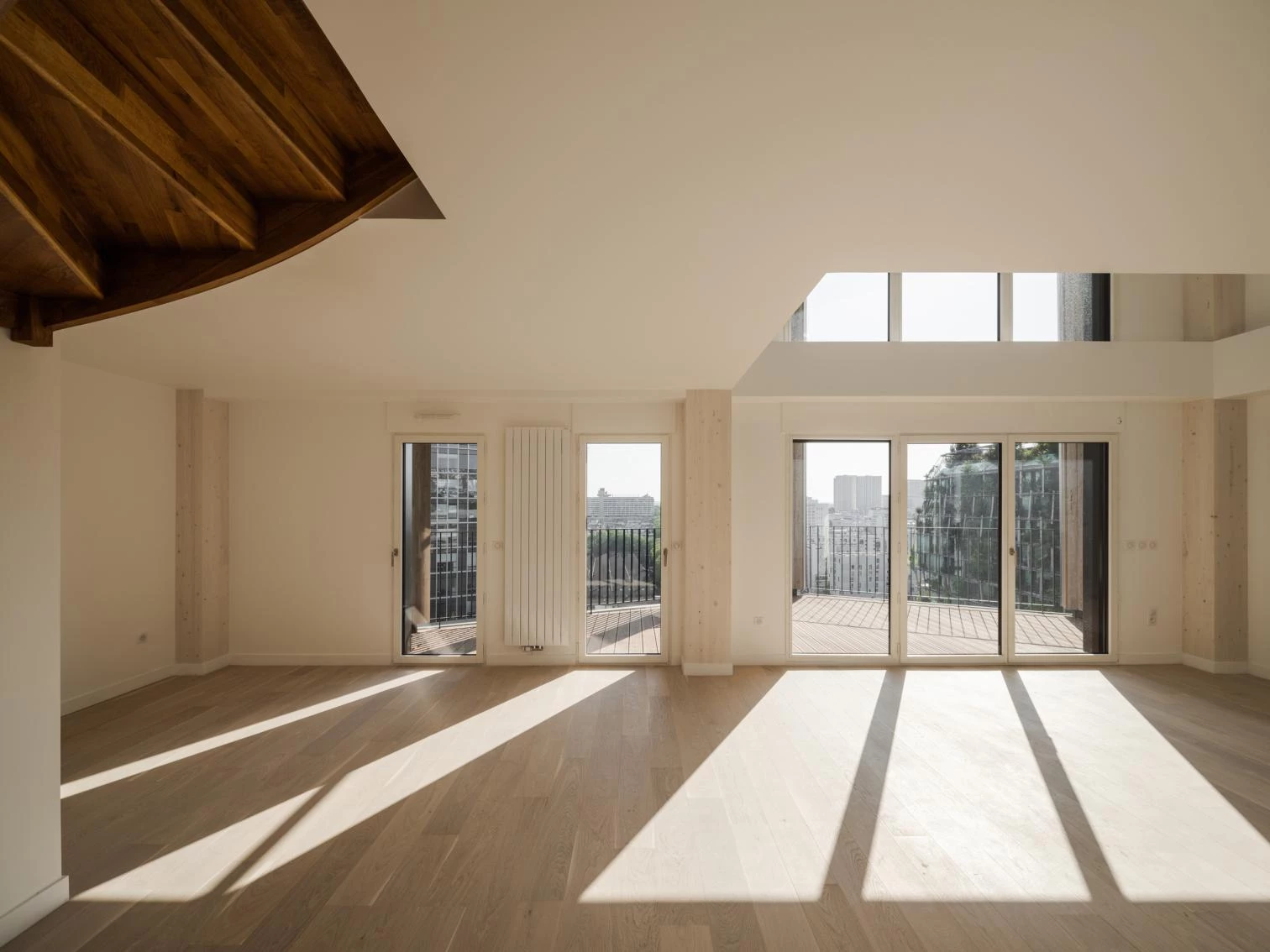 Torre residencial de madera en París