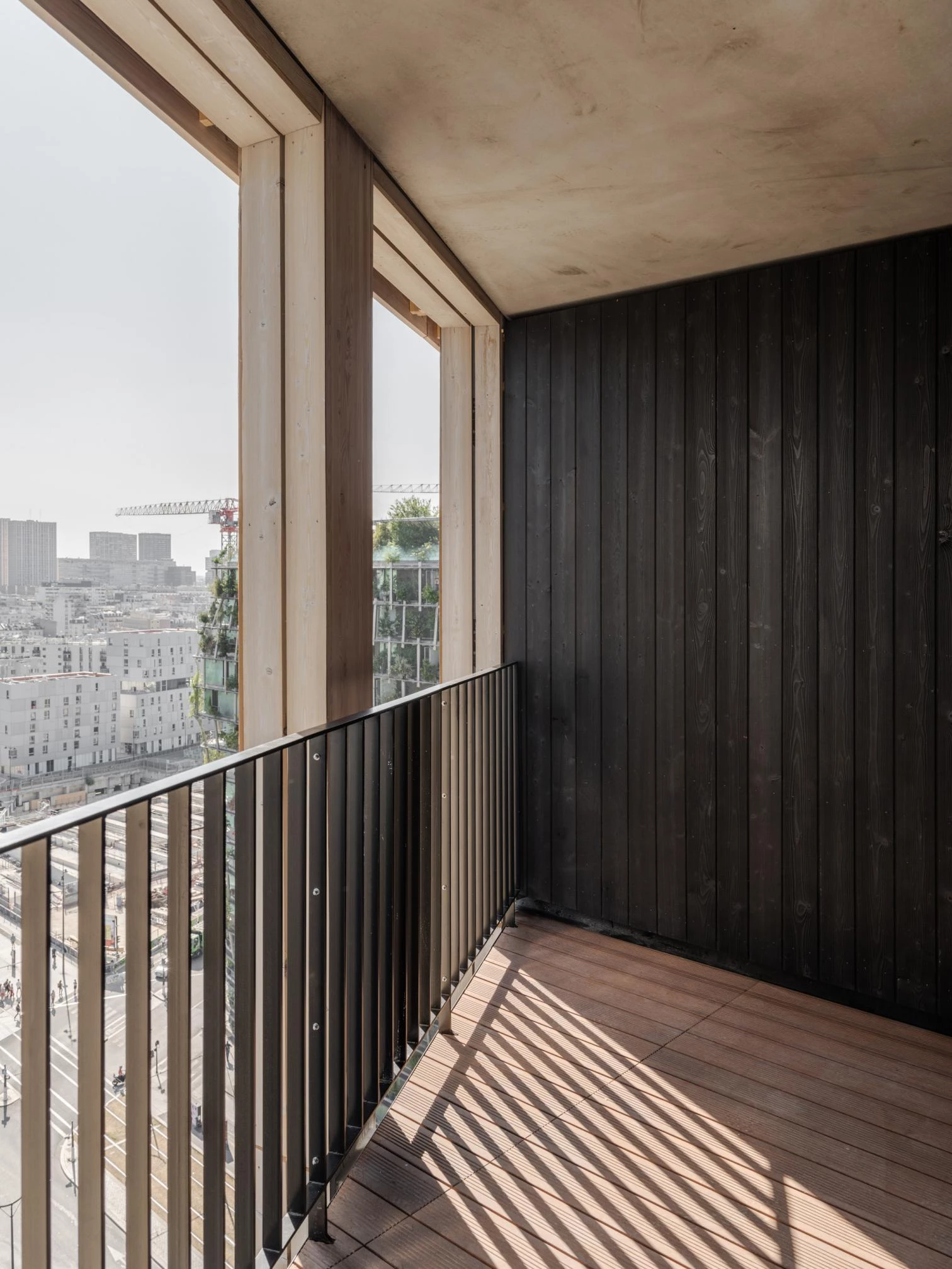 Torre residencial de madera en París