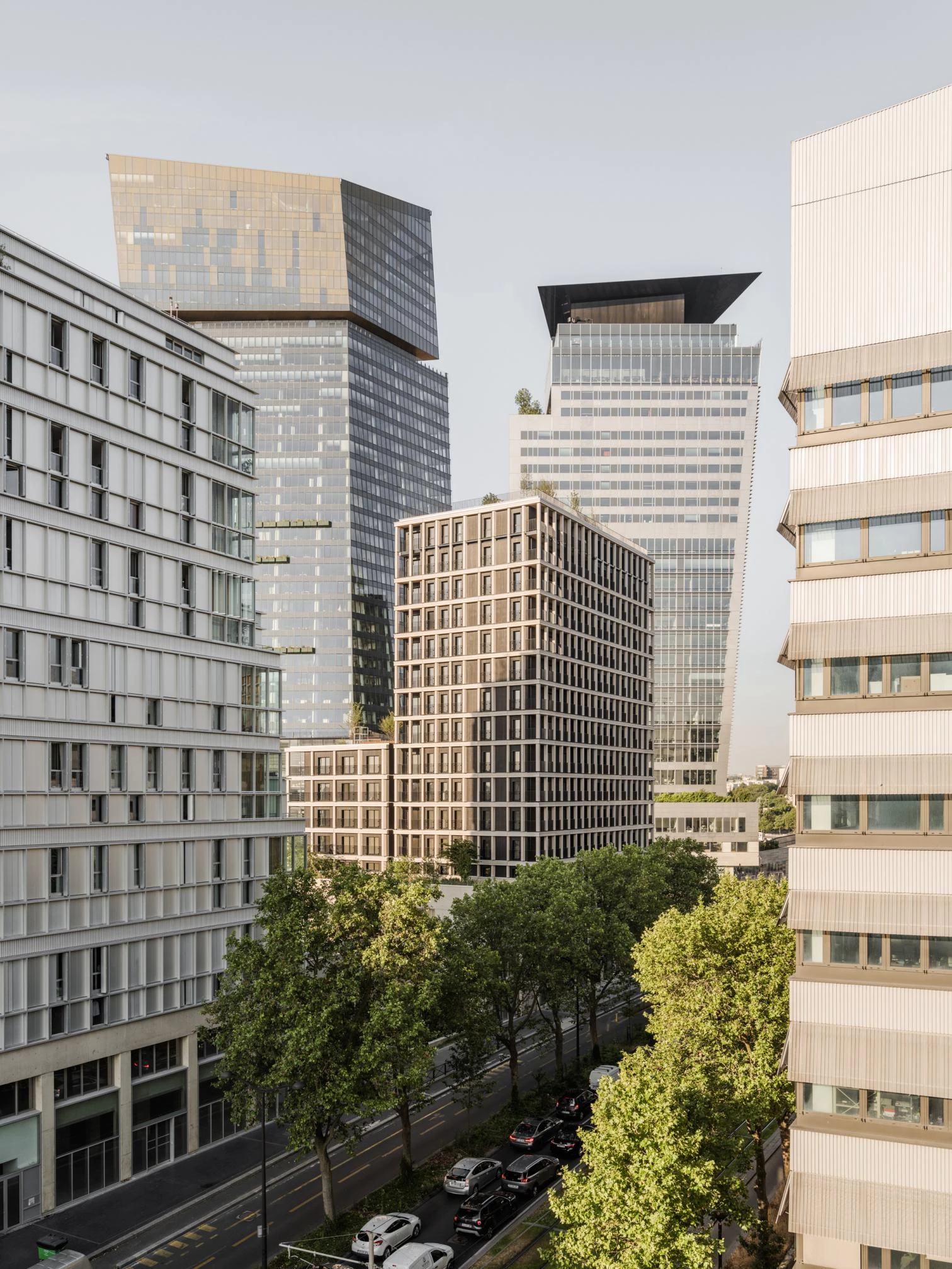 Torre residencial de madera en París