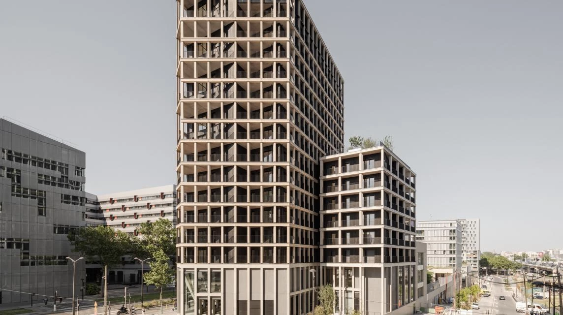 Le Berlier residential timber tower in Paris - Moreau Kusunoki ...