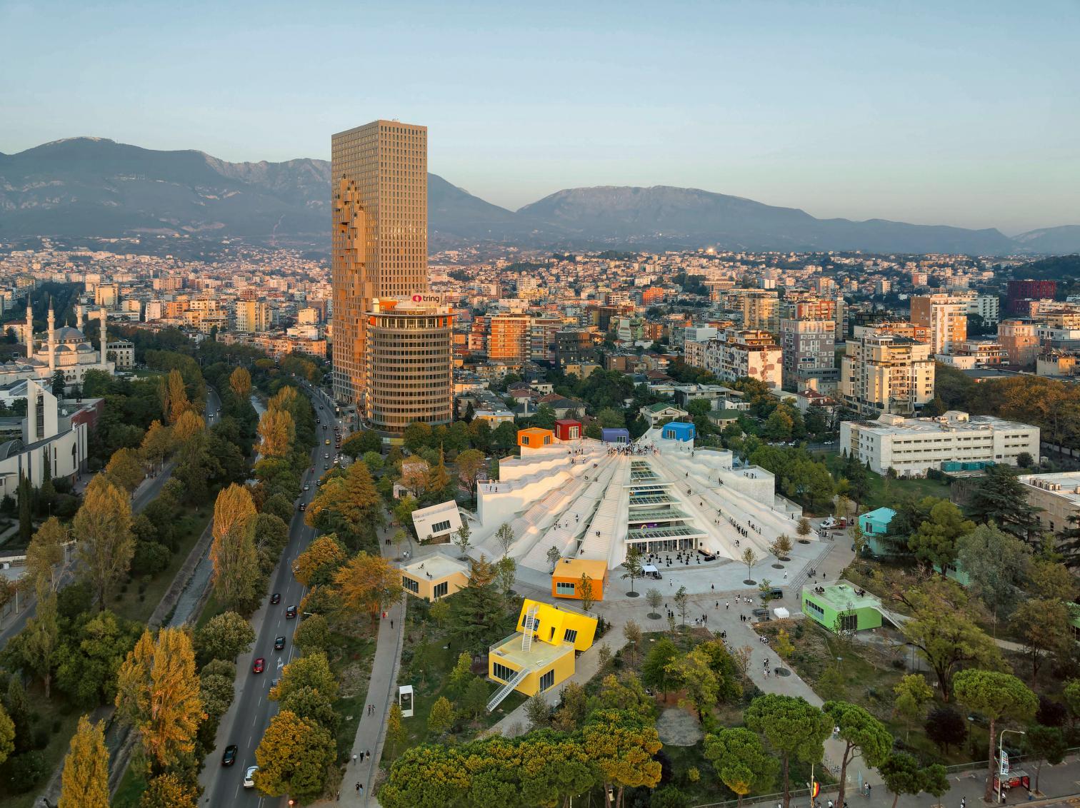 The Pyramid of Tirana (Albania)