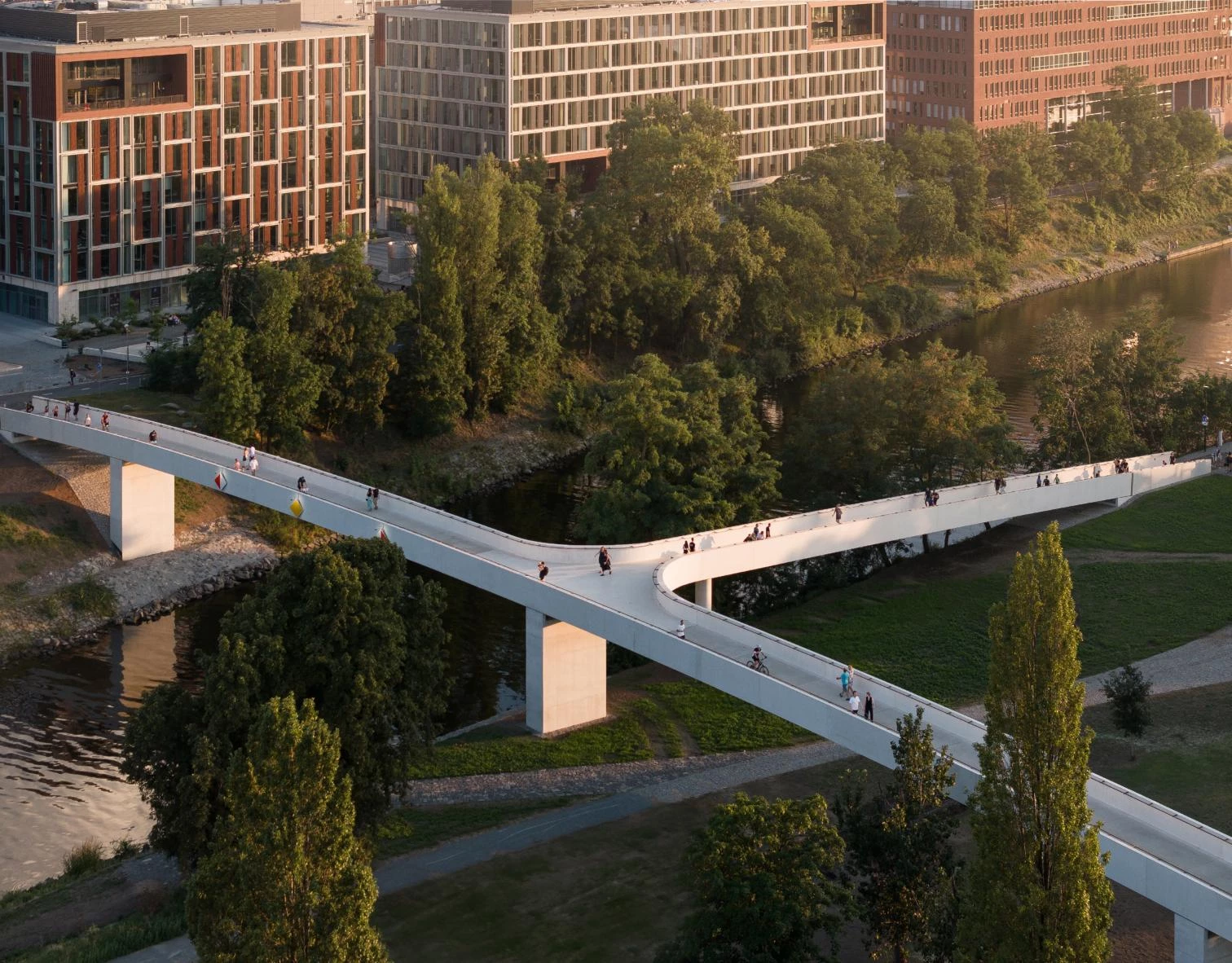 Štvanice Footbridge, Prague (Czech Republic)