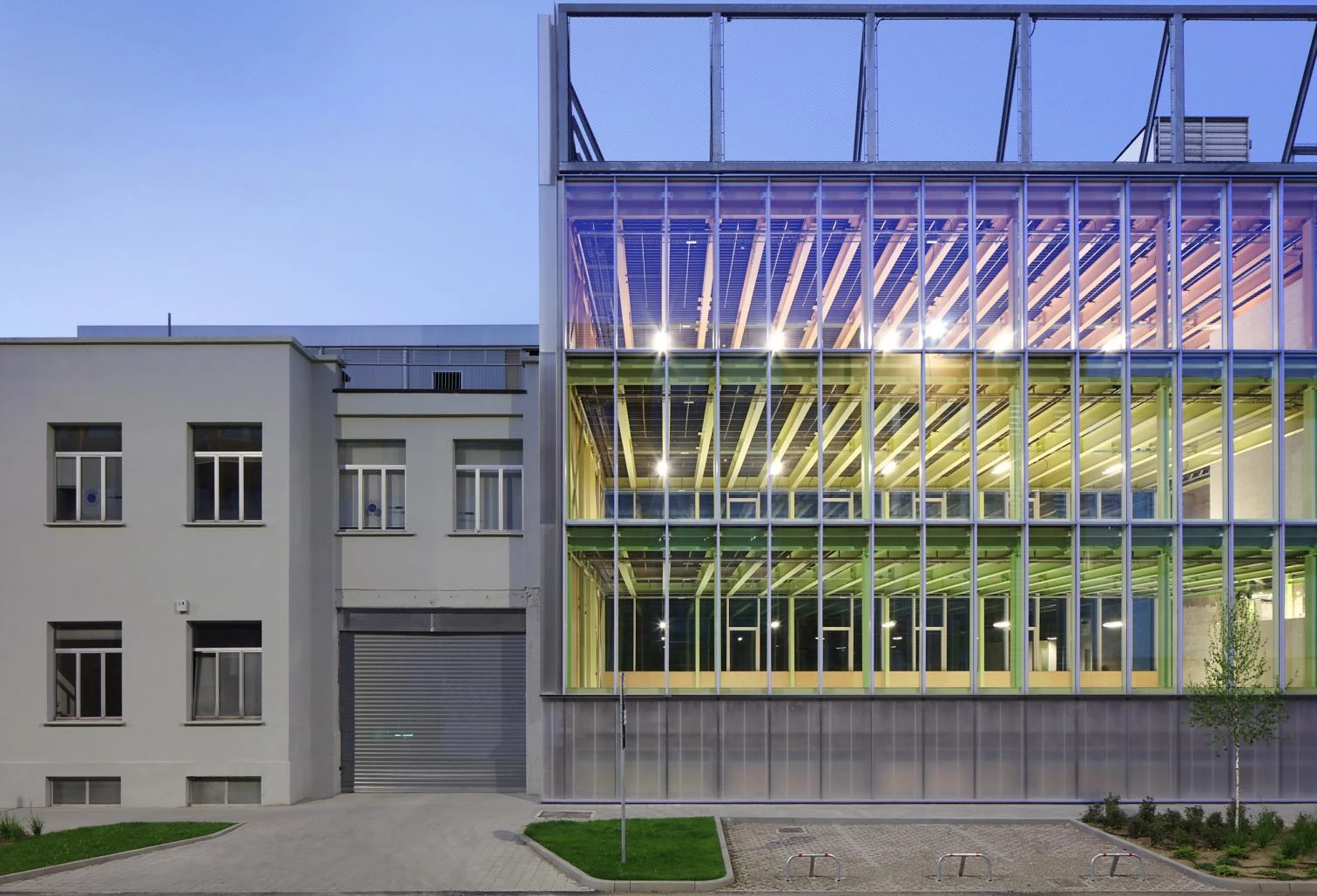 Edificio de oficinas Bicocca Superlab en Milán