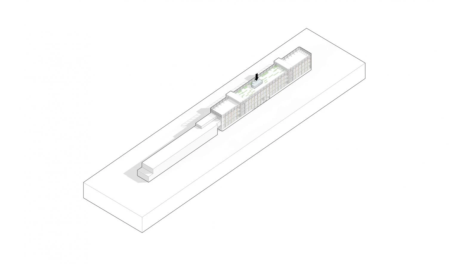 Edificio de oficinas Bicocca Superlab en Milán