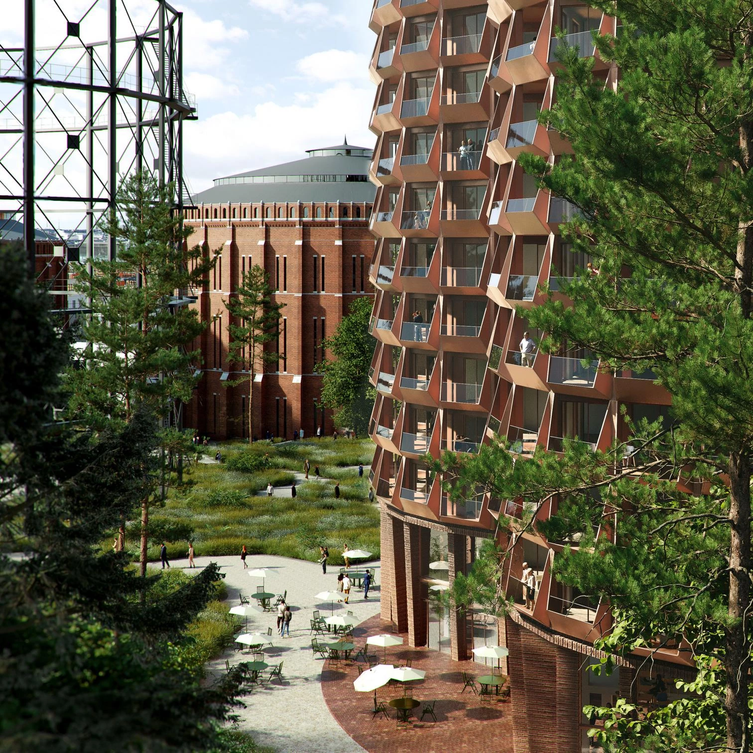 Stadsljus residential tower in Stockholm