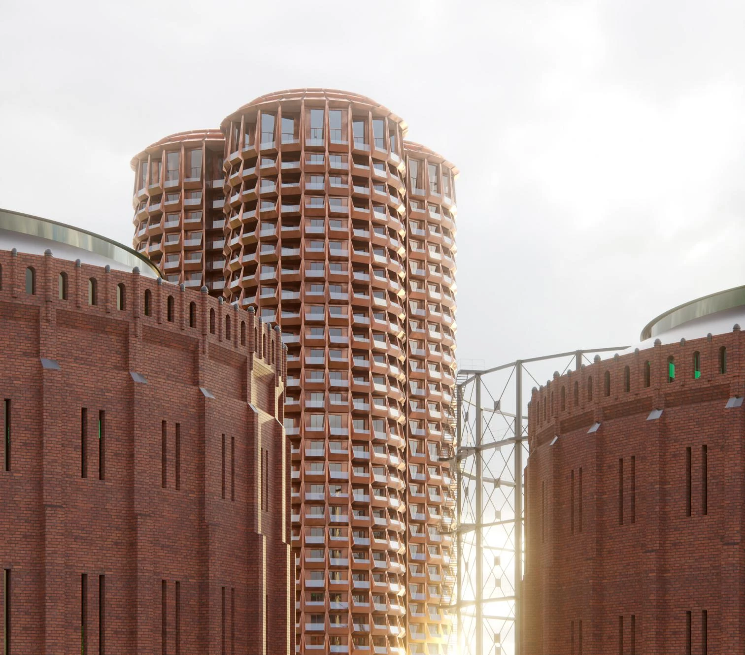 Stadsljus residential tower in Stockholm