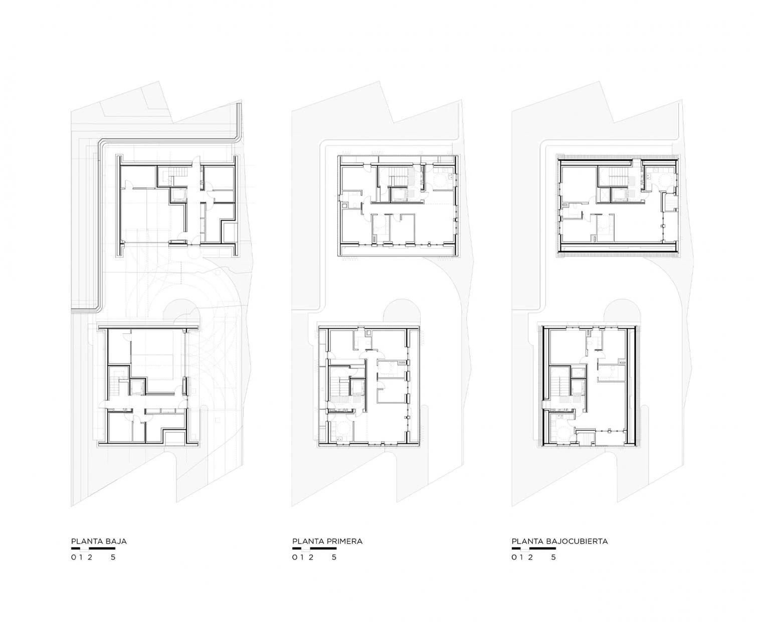 Four Social Dwellings, Garralda (Navarra)