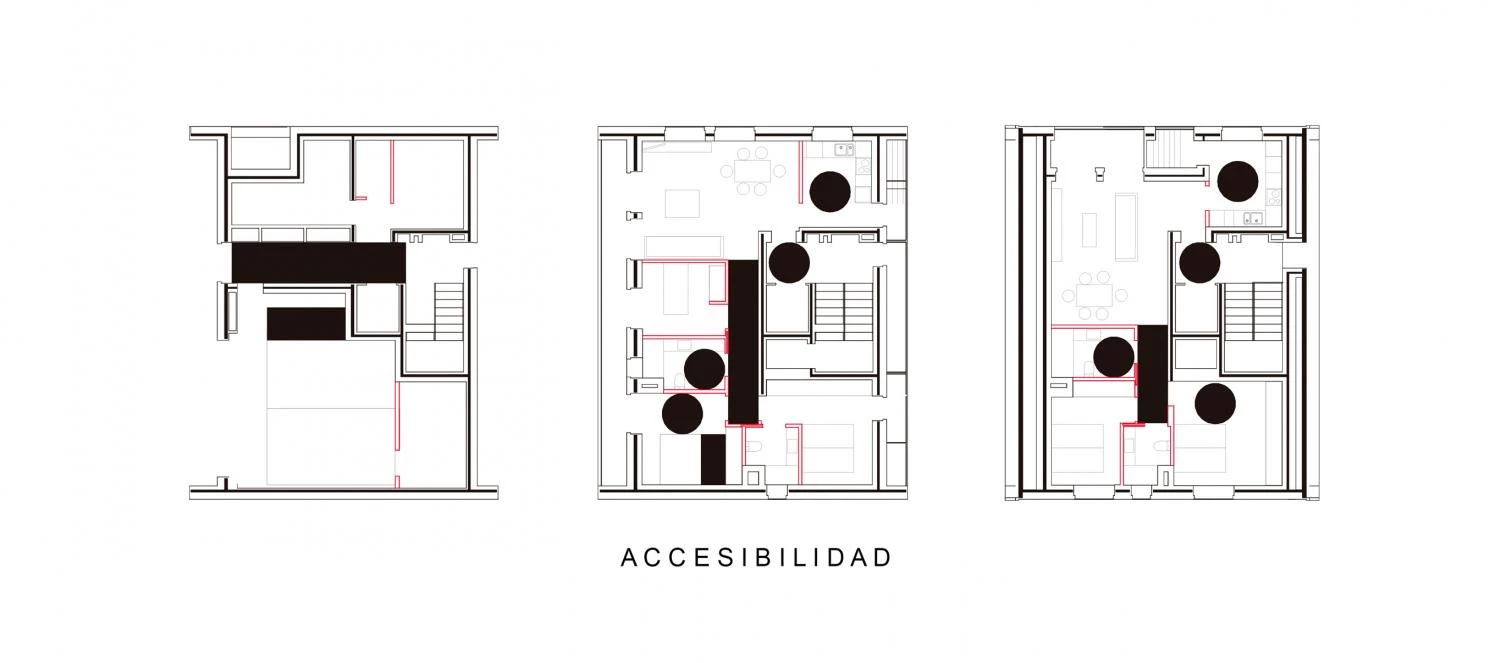 Four Social Dwellings, Garralda (Navarra)