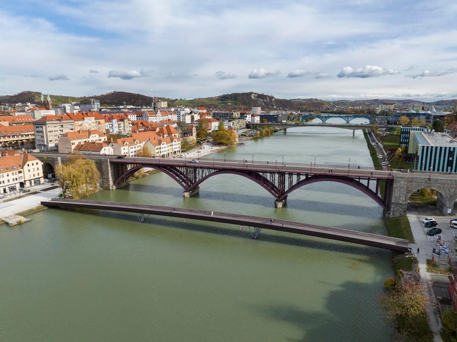 Pasarela Lent-Tabor, Maribor (Eslovenia)