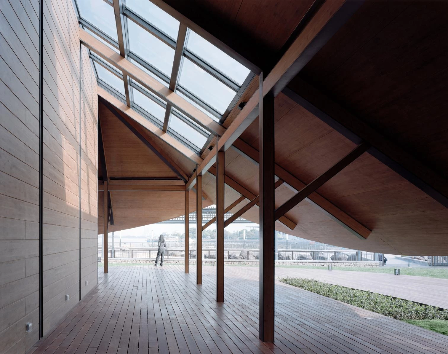 Jinji Lake Pavilion in Suzhou
