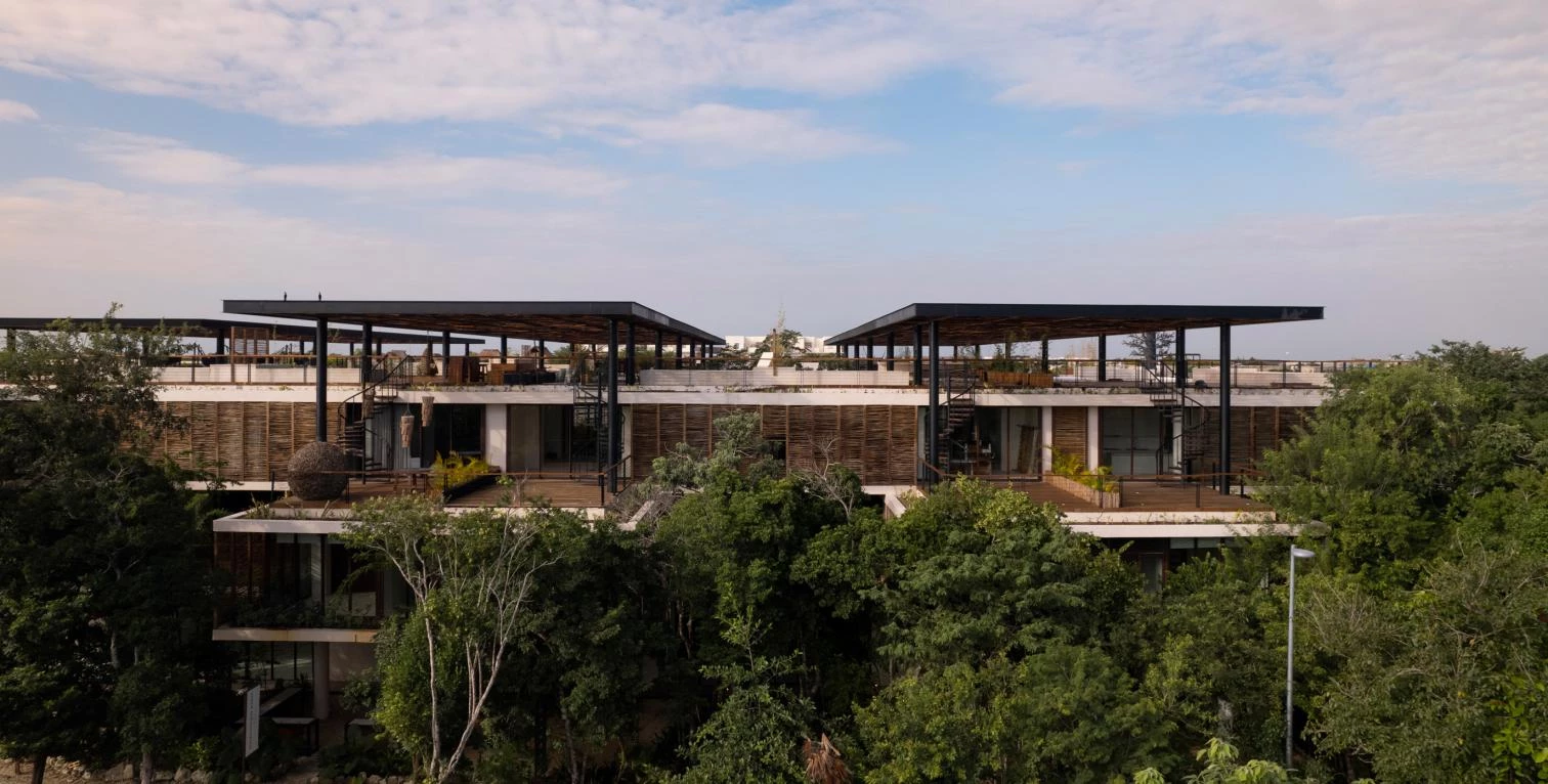 Conjunto residencial Amelia Tulum