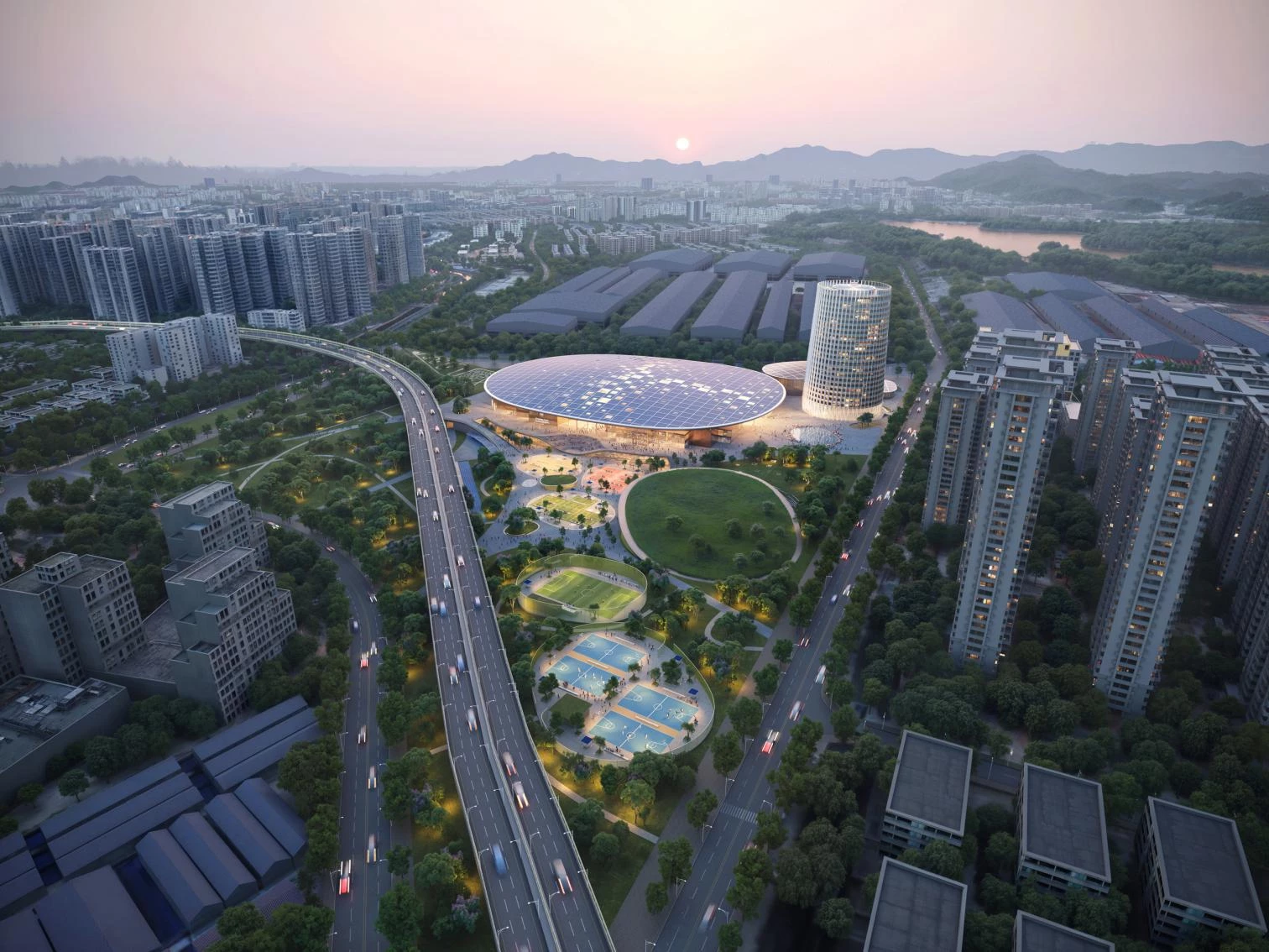 Centro Nacional de Entrenamiento de Bádminton en Shenzhen