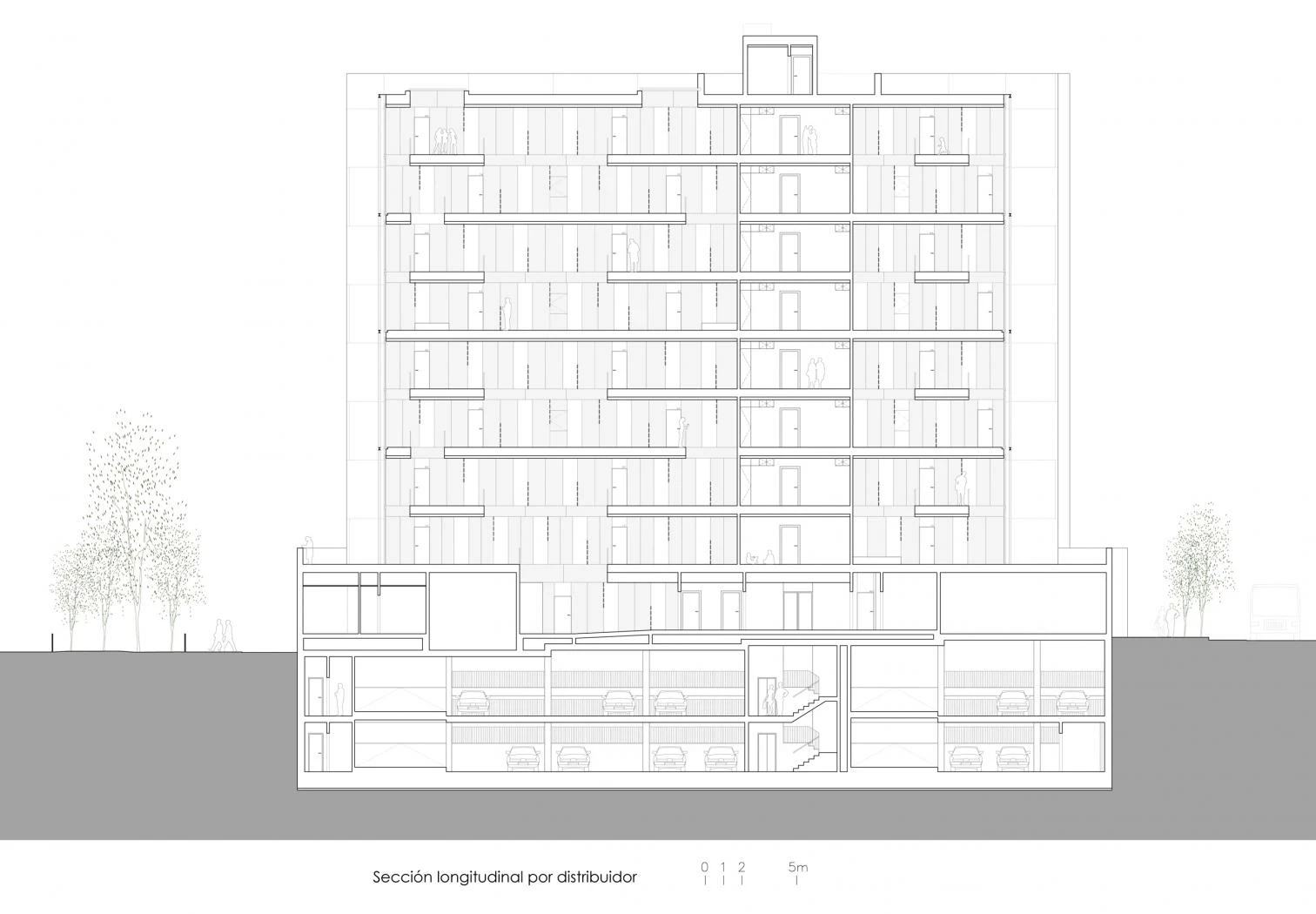 Alborada residential building in Granada