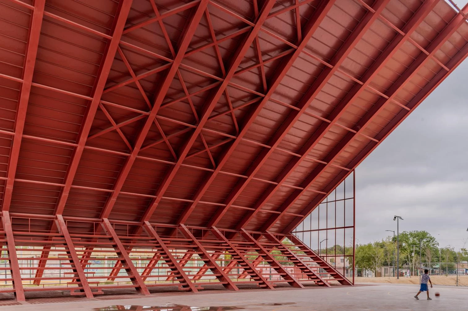 Polideportivo Helios en Ciudad Acuña