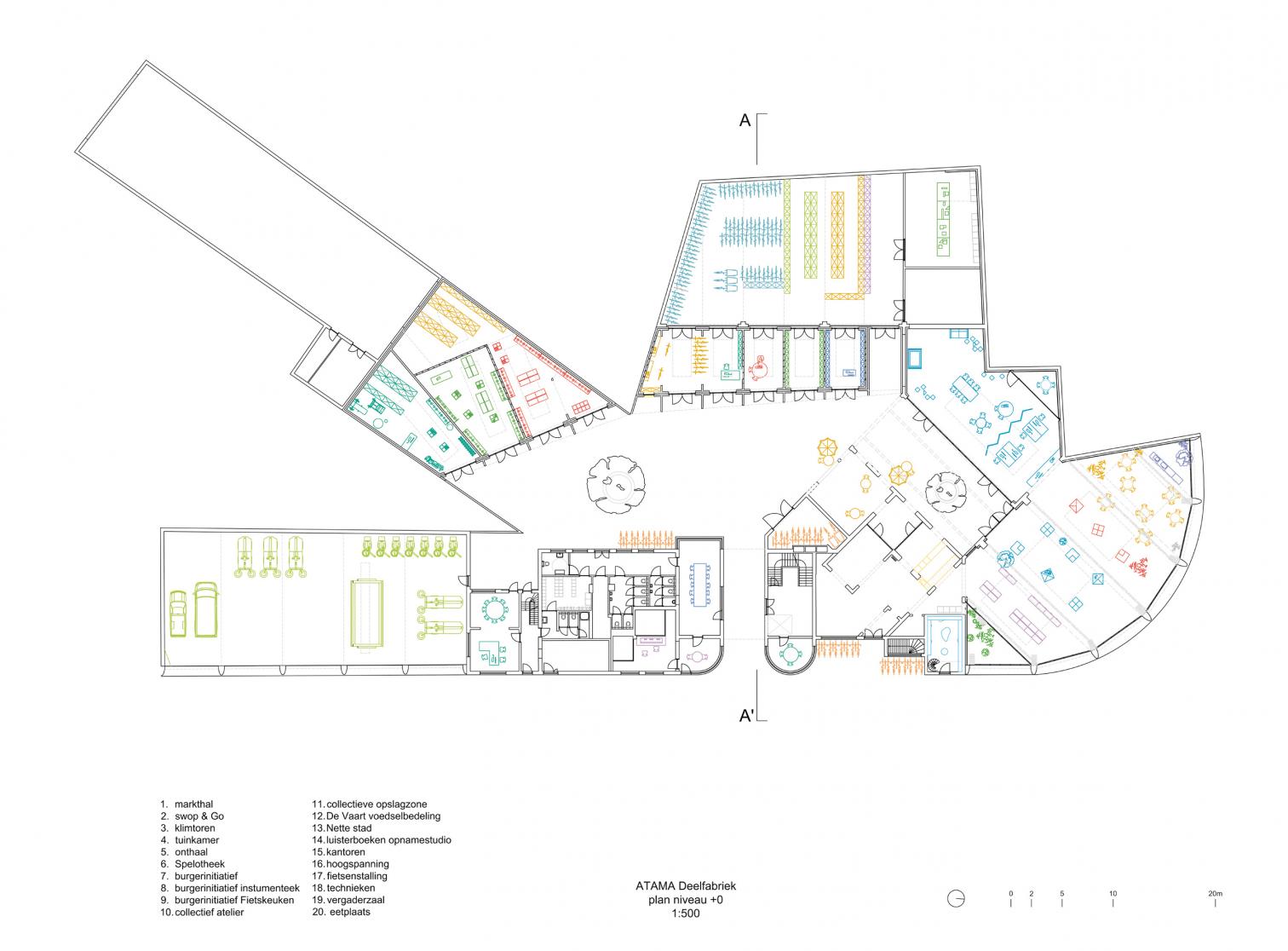 Centro comunitario Deelfabriek en Cortrique