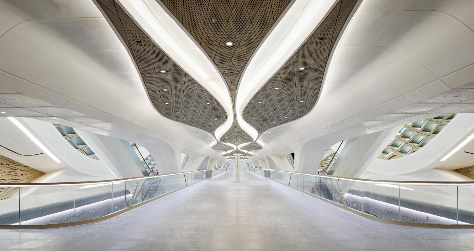 Estación de metro rey Abdullah en Riad