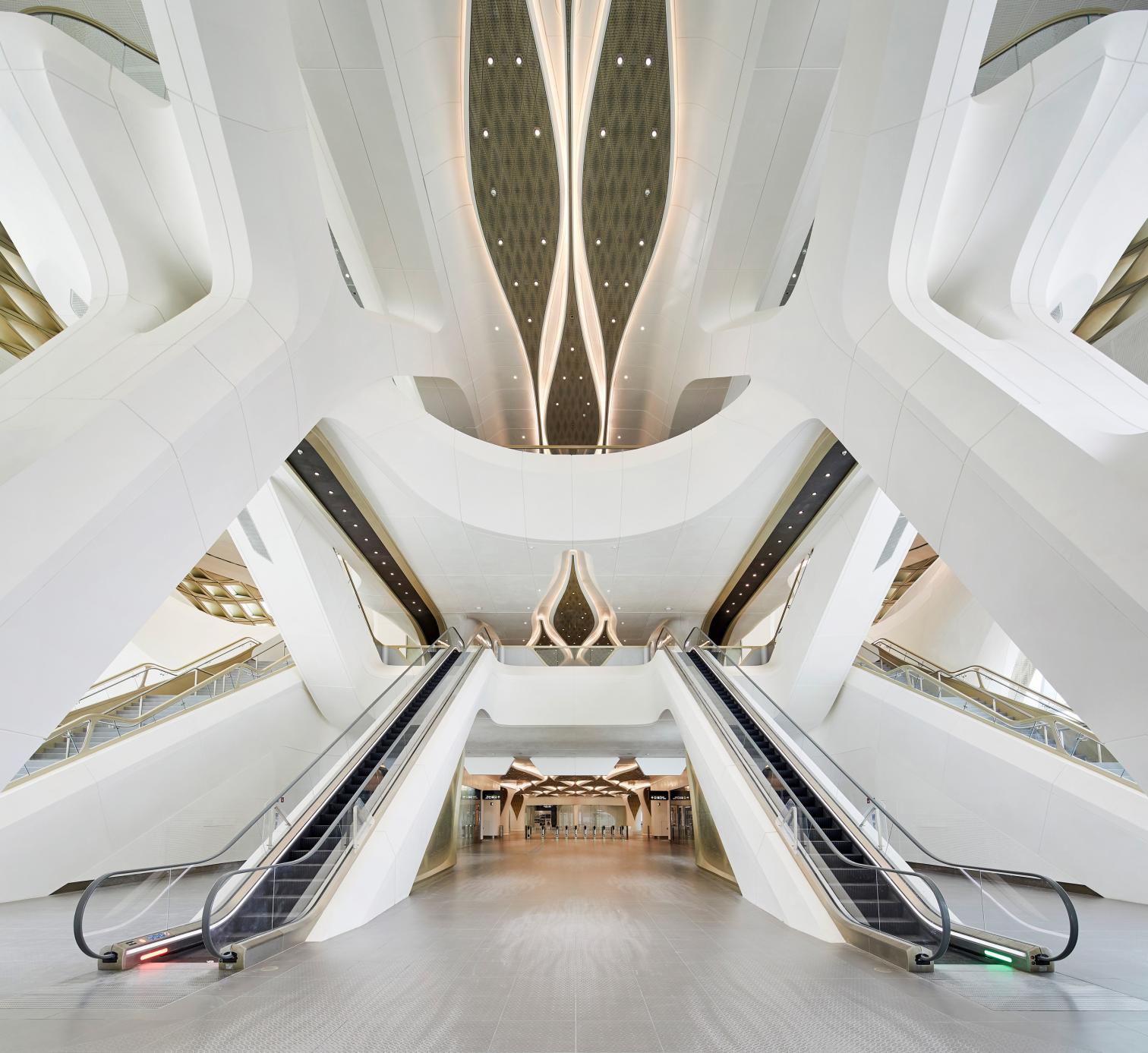 Estación de metro rey Abdullah en Riad