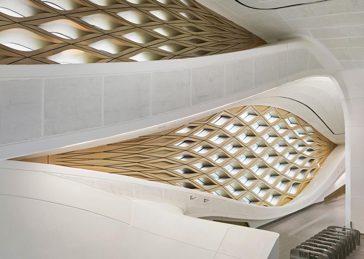 Estación de metro rey Abdullah en Riad