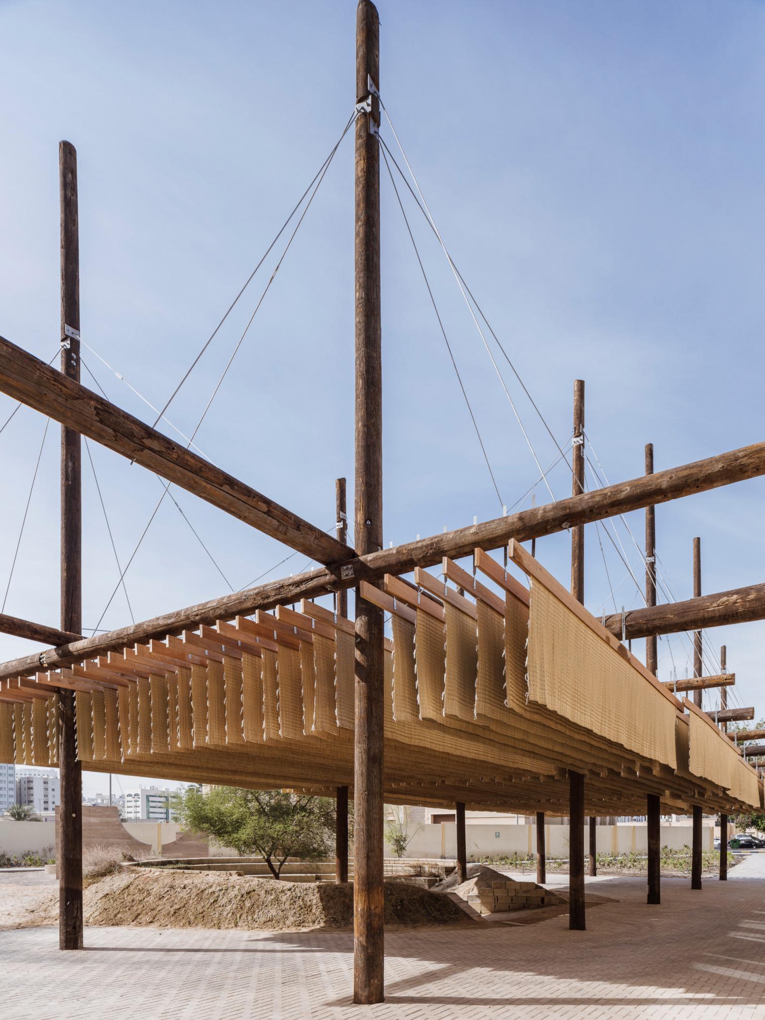 Raw Threshold pavilion in Sharjah