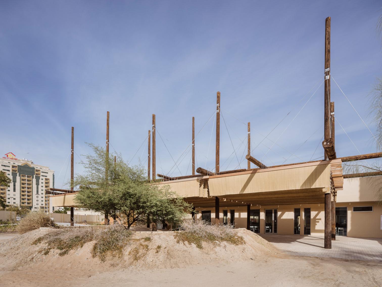 Raw Threshold pavilion in Sharjah