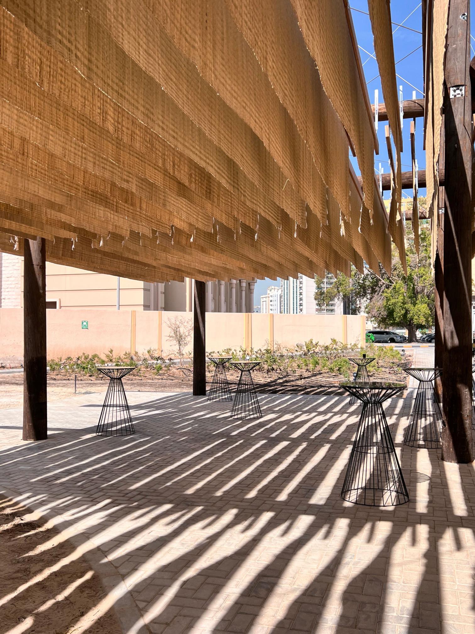 Raw Threshold pavilion in Sharjah