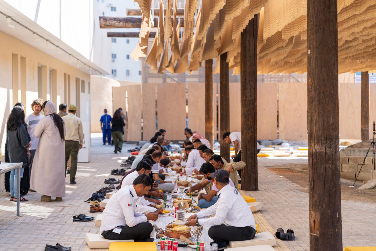 Raw Threshold pavilion in Sharjah