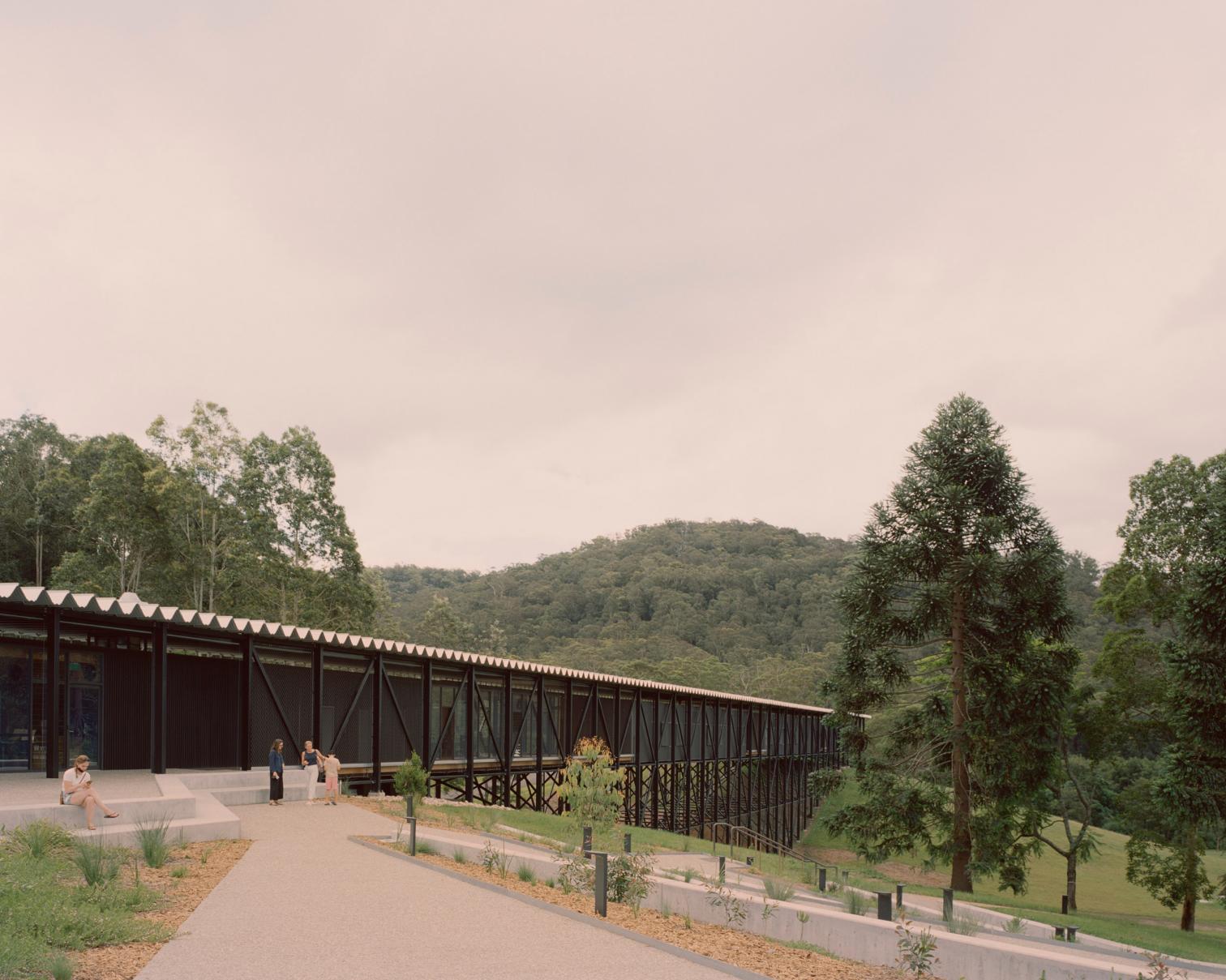 Museo de Arte Bundanon y puente en IIllaroo