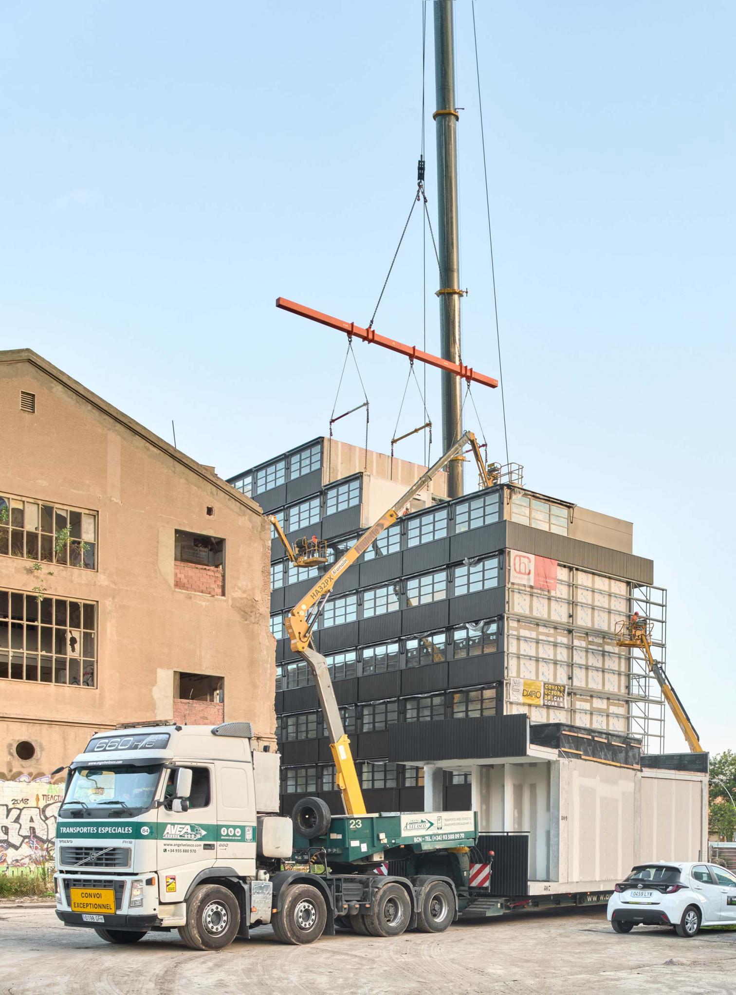 Viviendas sociales industrializadas en Barcelona