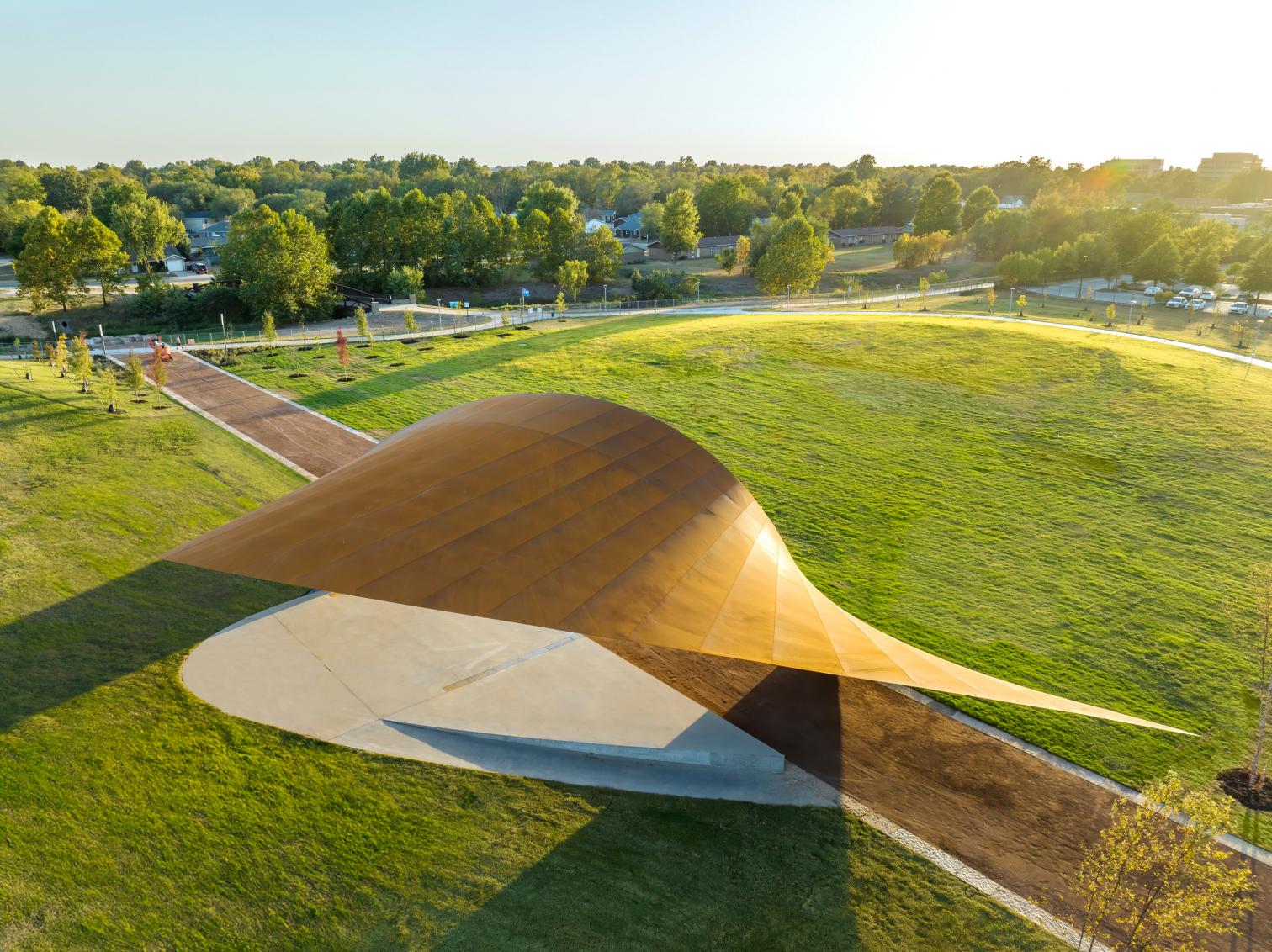 Pavilion in Luther George Park, Springdale (Arkansas)
