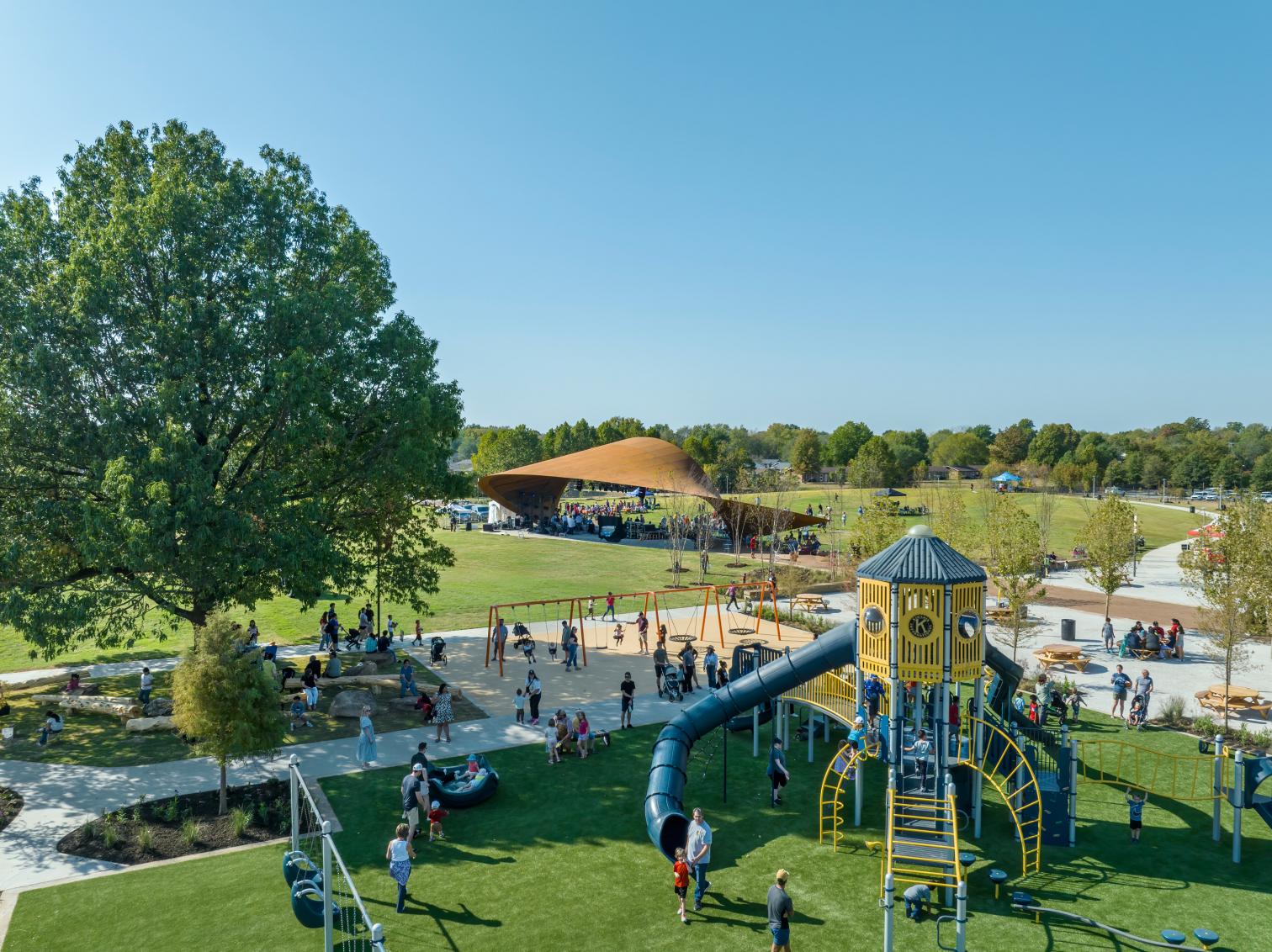 Pavilion in Luther George Park, Springdale (Arkansas)