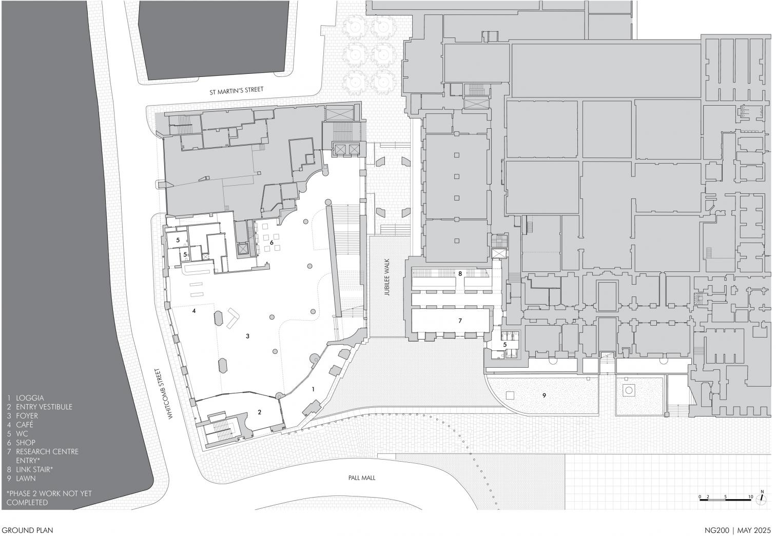 Remodelación del ala Sainsbury de la National Gallery de Londres