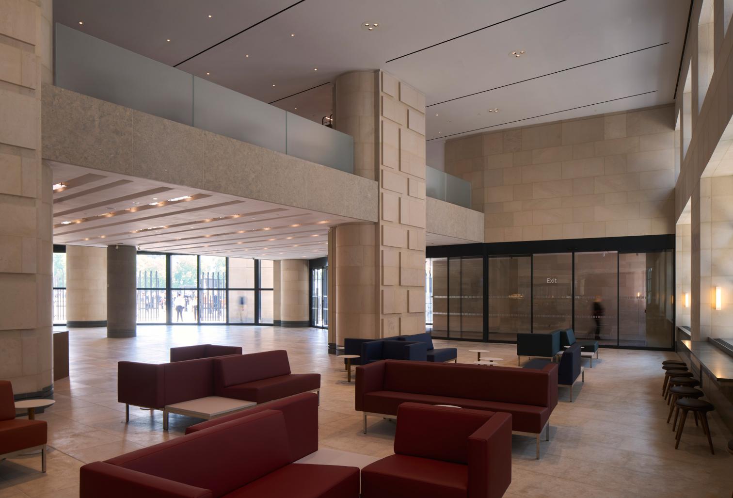 Remodeled Sainsbury Wing of National Gallery in London