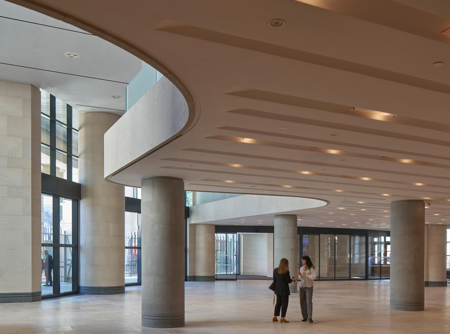 Remodeled Sainsbury Wing of National Gallery in London