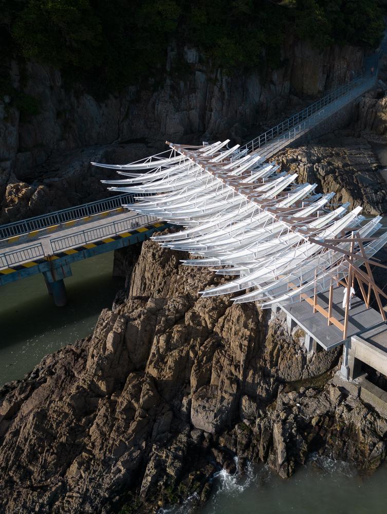Coastal Long Pavilion, Chaishan (China)