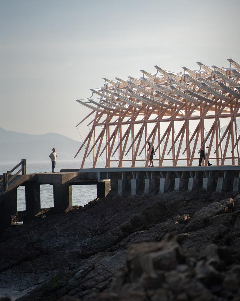 Coastal Long Pavilion, Chaishan (China)