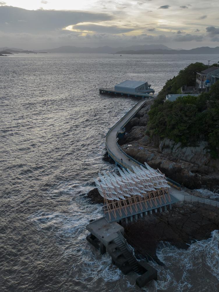 Coastal Long Pavilion, Chaishan (China)
