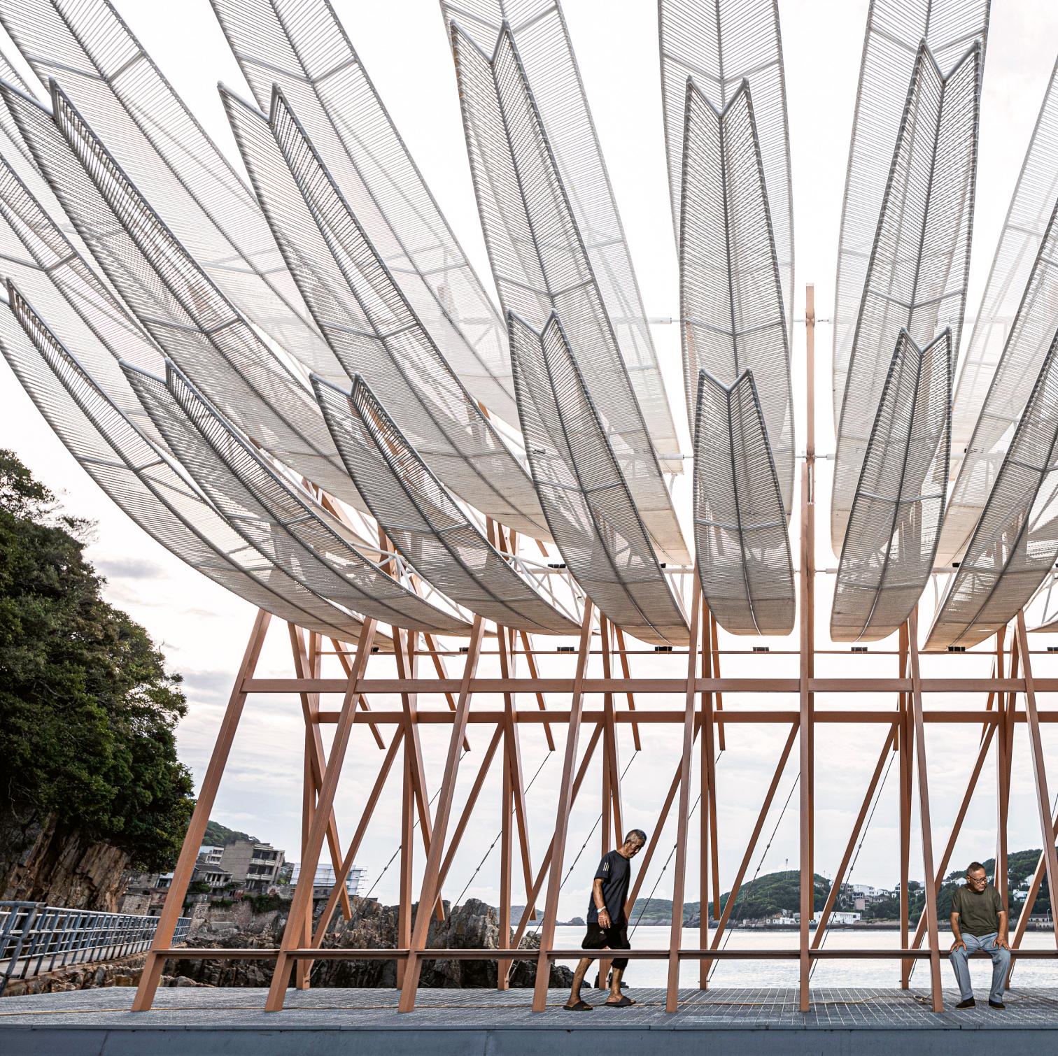 Coastal Long Pavilion, Chaishan (China)