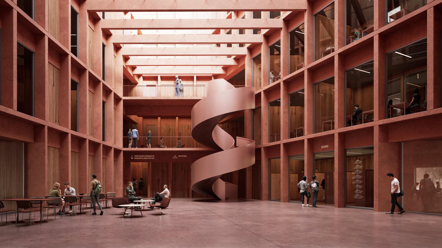 Edificio Health Tech Synergy Hub en Wroclaw
