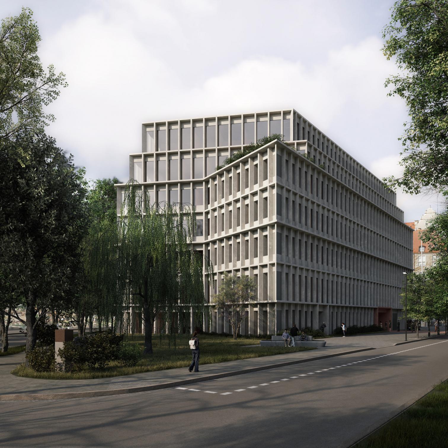 Edificio Health Tech Synergy Hub en Wroclaw