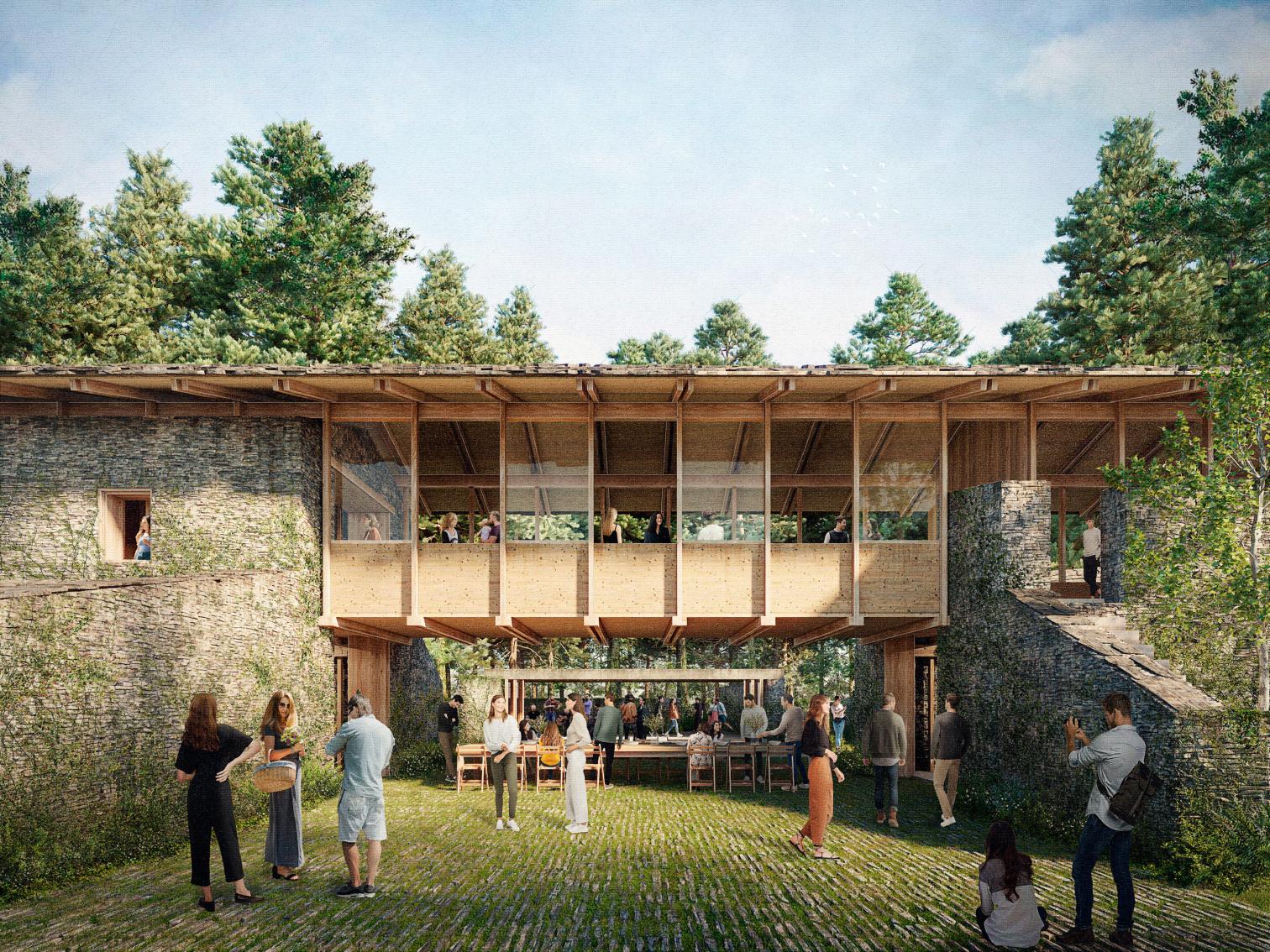 Rehabilitación de la finca A Panda da Dá en As Pontes (A Coruña)