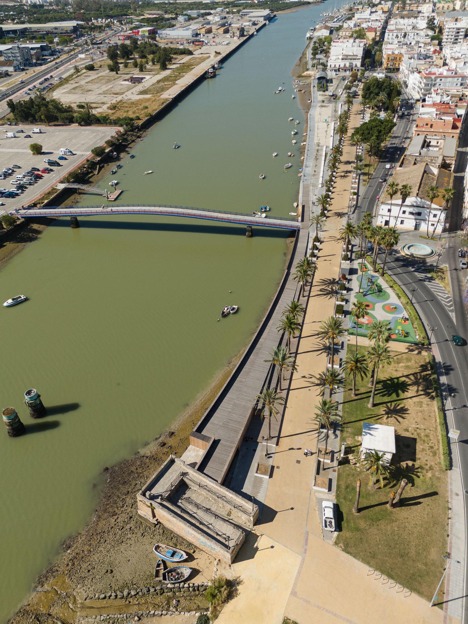 Reforma del paseo fluvial del Guadalete en el Puerto de Santa María (Cádiz)