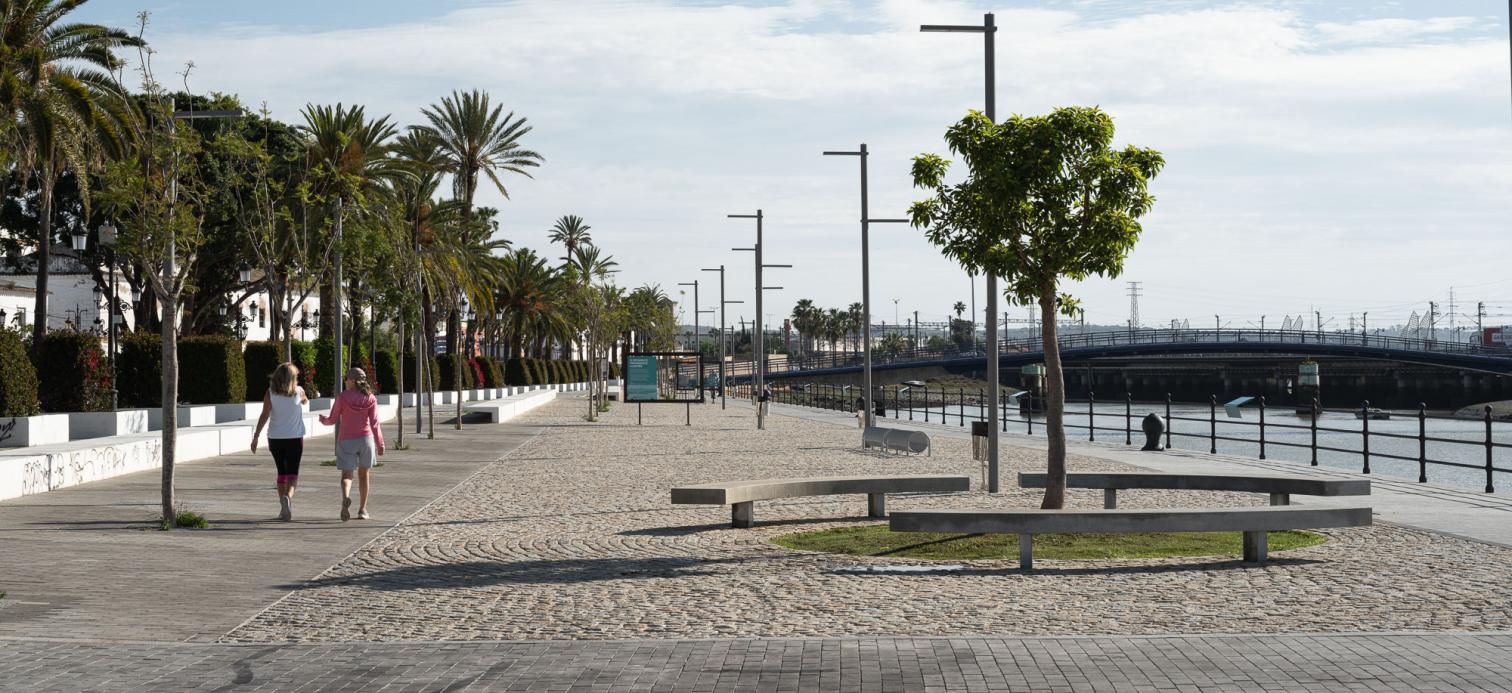 Reforma del paseo fluvial del Guadalete en el Puerto de Santa María (Cádiz)
