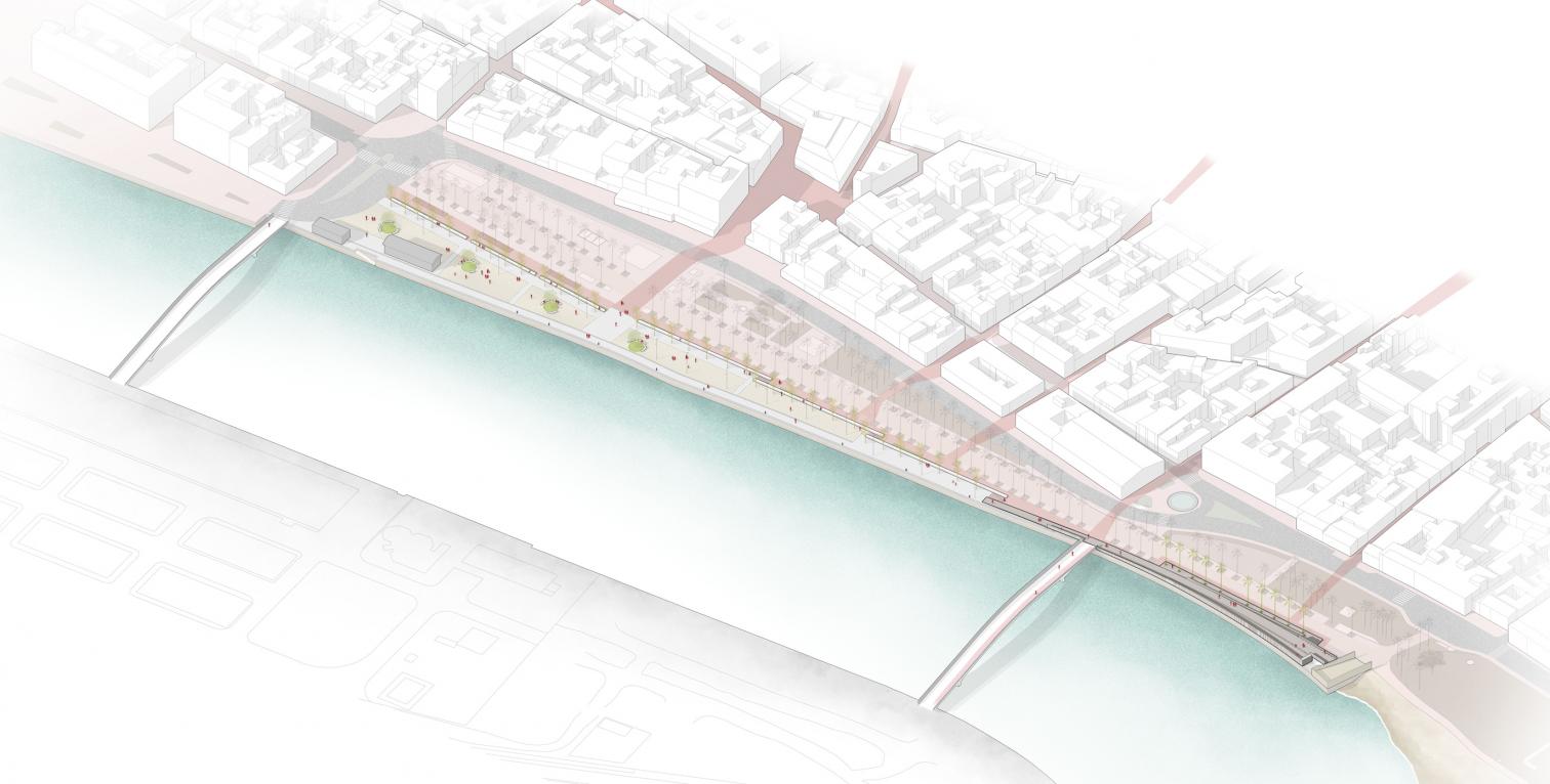 Reforma del paseo fluvial del Guadalete en el Puerto de Santa María (Cádiz)