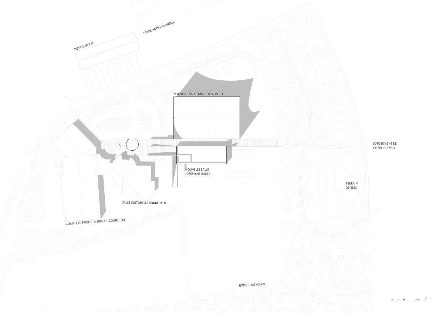 Joséphine Baker - Marie-José Perec sport and culture complex in La Bouëxière