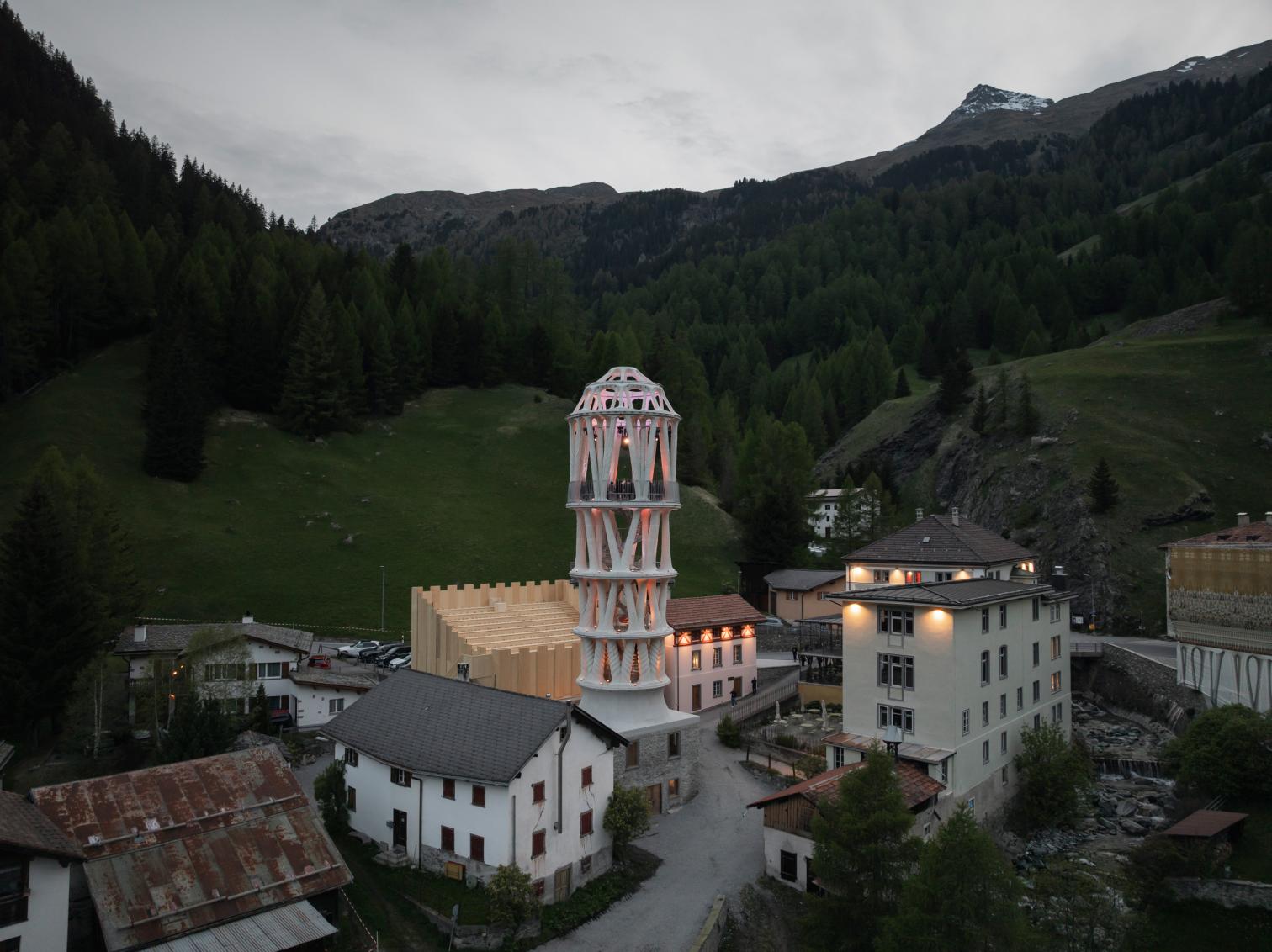 Tor Alva, the world’s tallest 35-printed tower