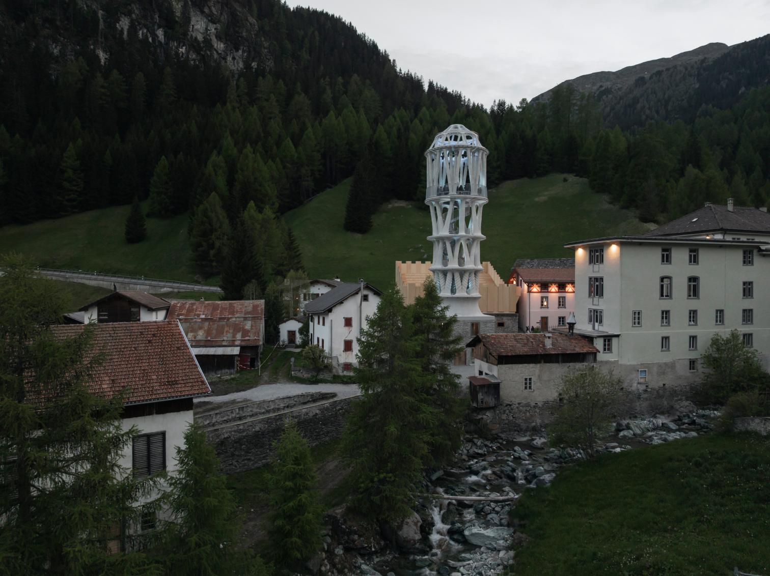 Tor Alva, the world’s tallest 35-printed tower