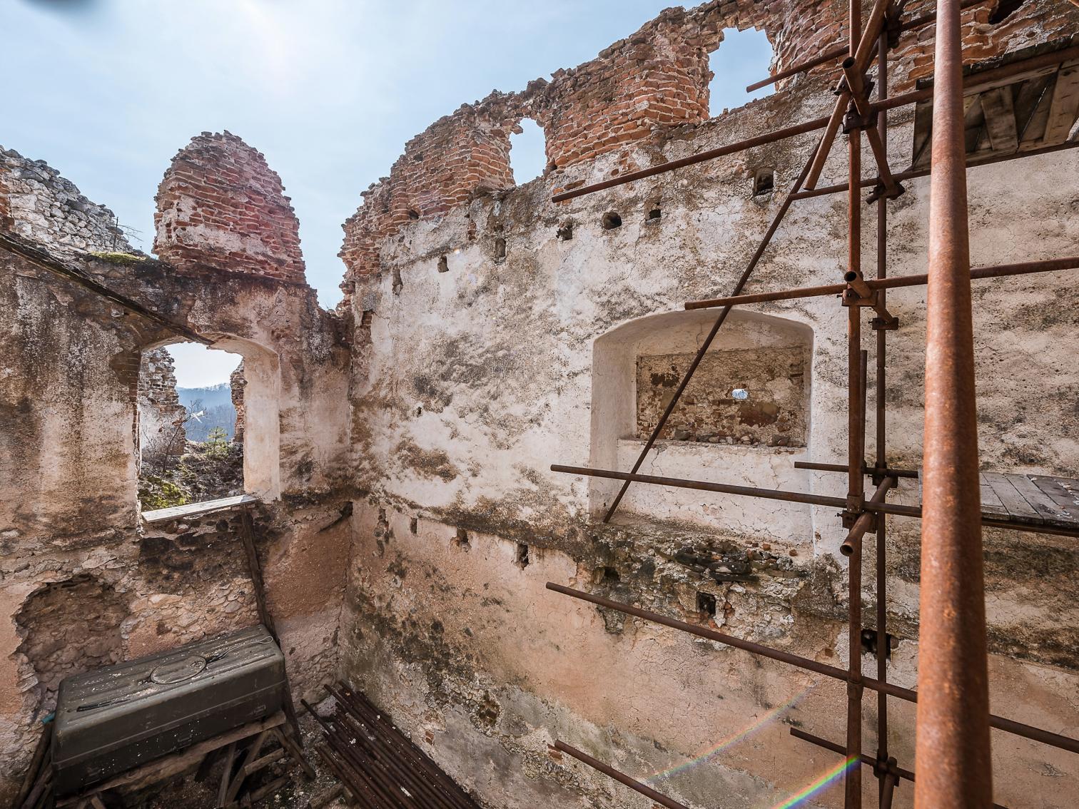 Castillo de Uhrovec en Uhrovské Podhradie