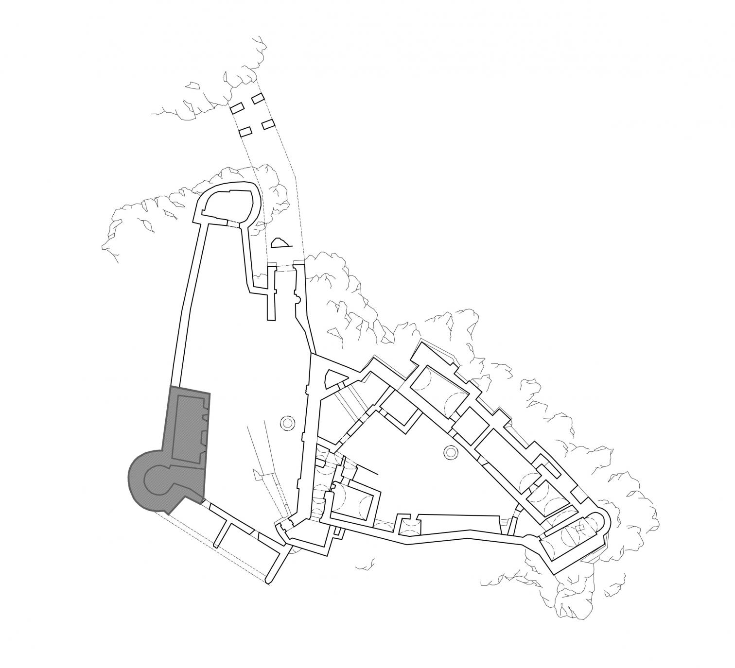 Castillo de Uhrovec en Uhrovské Podhradie