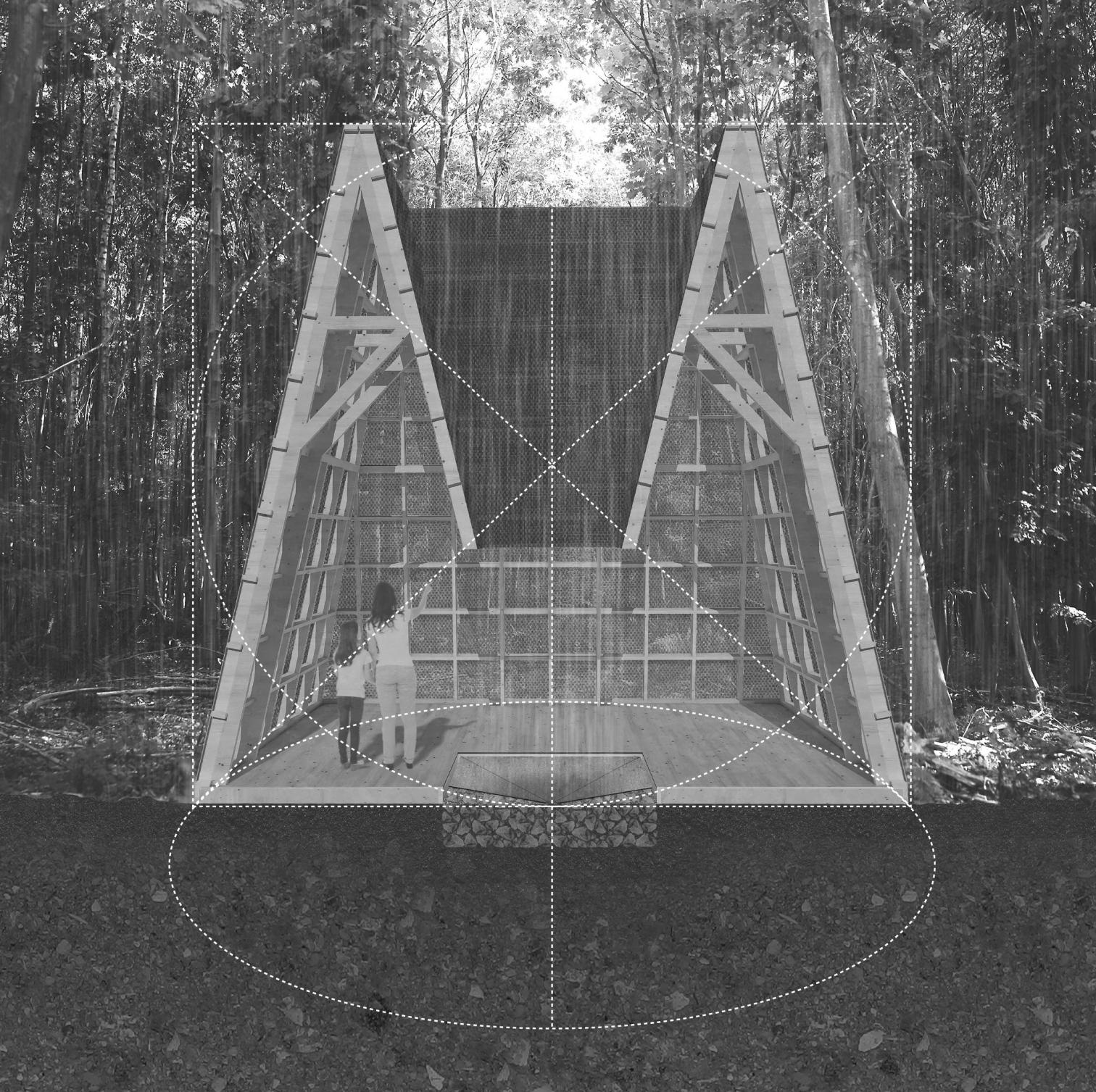 Compluvium, pabellón de la Forêt Monumentale